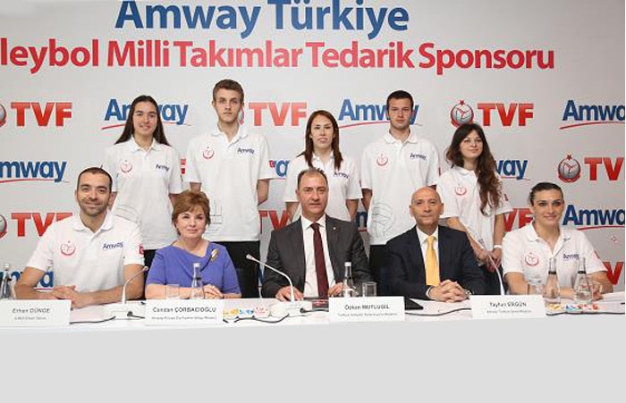 Amway Turkey is the supplier sponsor of  the National Volleyball Federation 